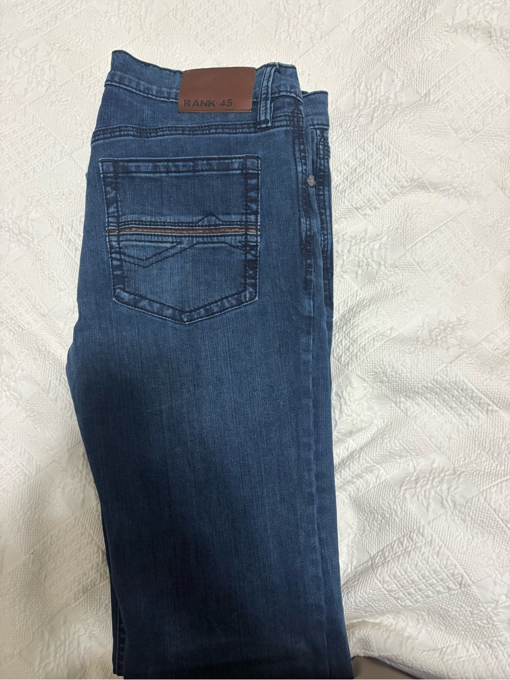 Rank 45 Dark Wash  Jeans - Blue